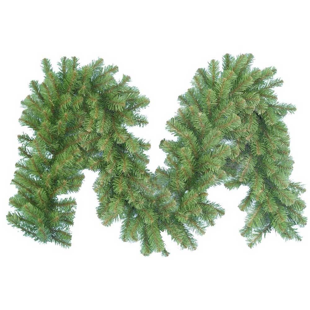 Kurt Adler 9-Foot Un-Lit Vanderbilt Garland - Green