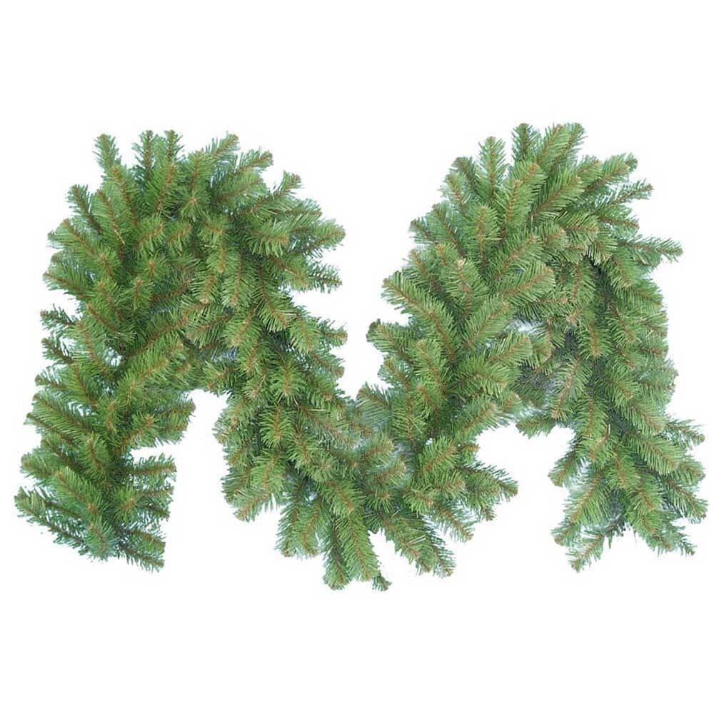 Kurt Adler 9-Foot Un-Lit Vanderbilt Garland - Green