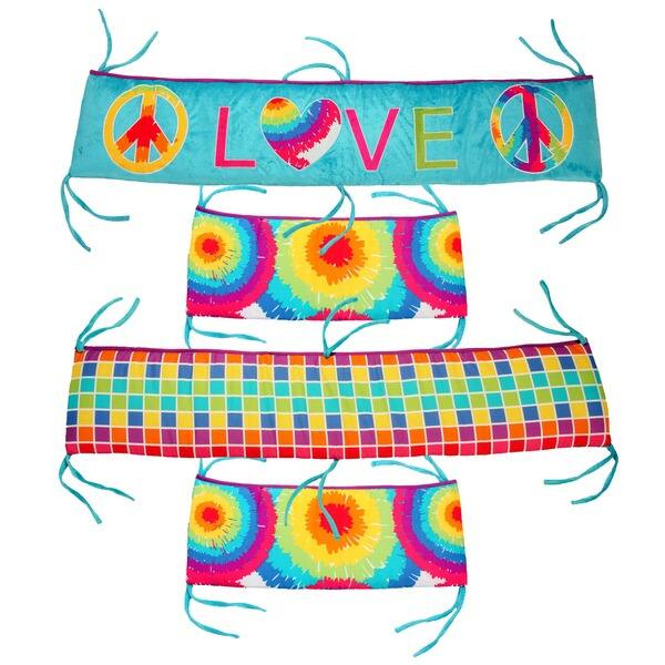 S Terrific Tie Dye 4 Piece Crib Bedding Set Tie Dye 4 Piece Crib Bedding Set