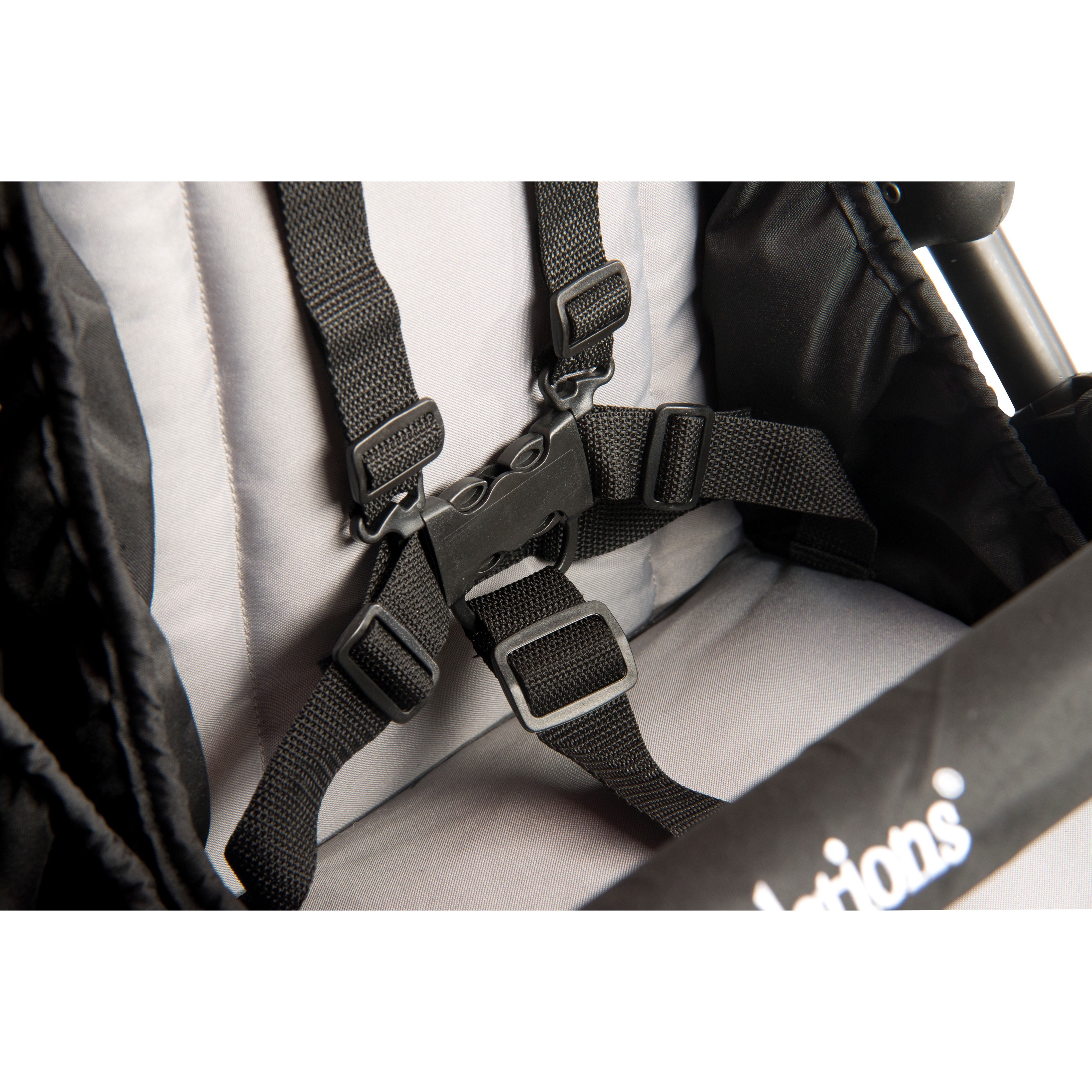 Foundations Quad Sport 4-passenger Stroller in Red (As Is Item