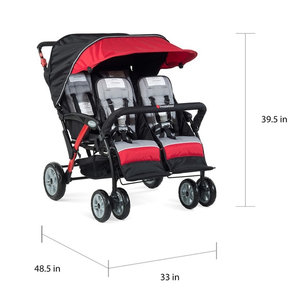 foundations lx4 quad stroller