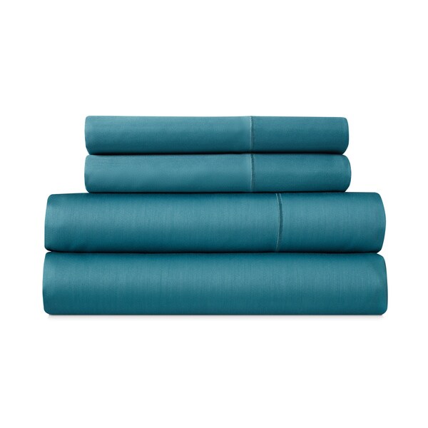 1000 TC Deep Pocket 4 PC Sheet Set Egyptian Cotton All Sizes Moss Striped