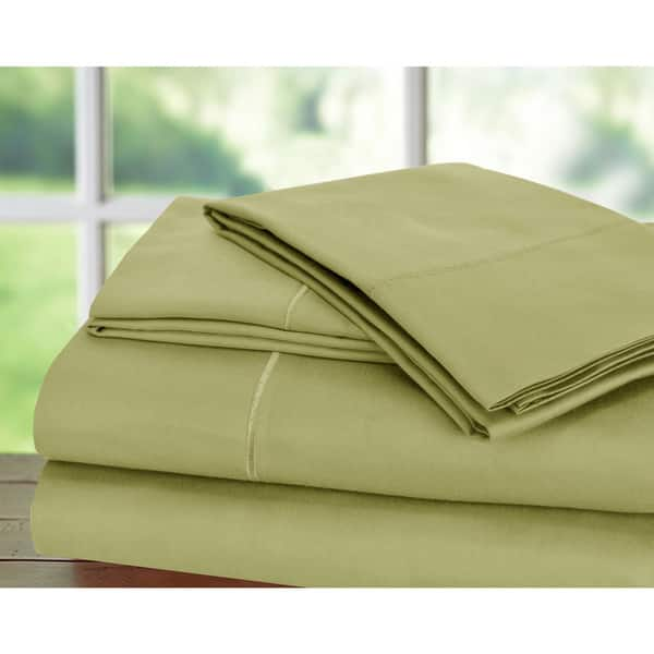 Shop Luxury Sateen Cotton Blend 1000 Thread Count Deep Pocket Bed