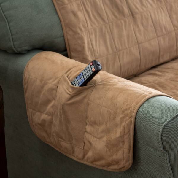 Shop Serta Heated Warming Loveseat Furniture Protector On Sale