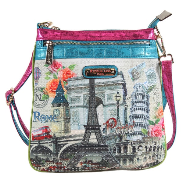 Shop Nicole Lee Europe Print Crossbody Bag Free Shipping On Orders