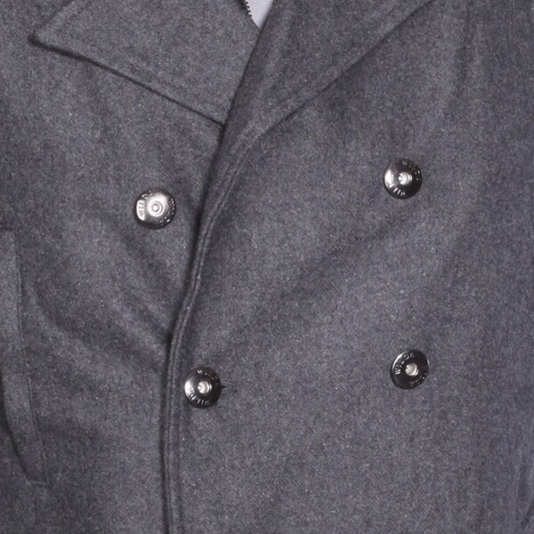 mens military peacoat