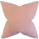 preview thumbnail 1 of 0, Nima Geometric Blush Down and Feather Filled Throw Pillow