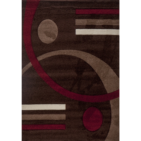 Postmodernist Venn Diagram Milano Turkish Area Rug (8 x 11