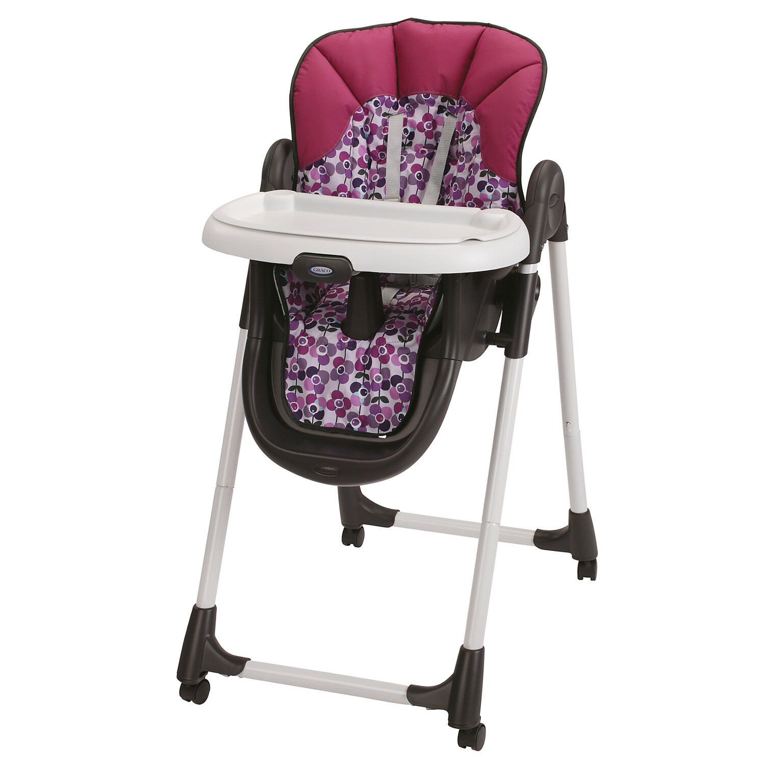 graco high chair pink