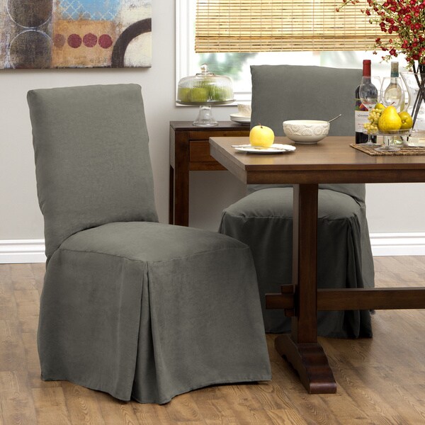 slipcovers for tall dining chairs