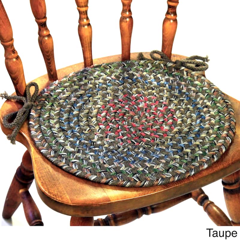 Katie Braided Chair Pads by Rhody Rug (Set of 4)