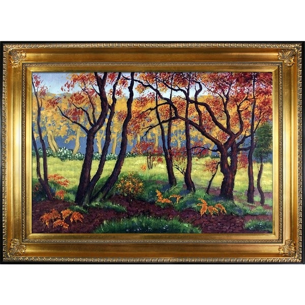 Paul-Elie Ranson The Clearing or Edge of the Wood Hand Painted Framed ...