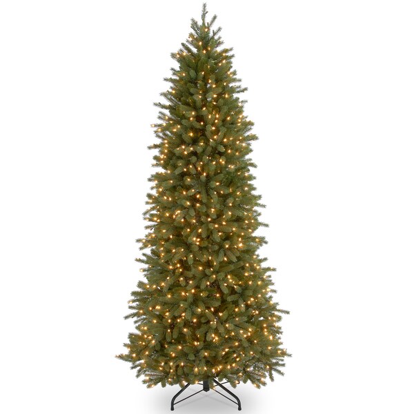 Feel Real Jersey Fraser Pencil Slim Fir Hinged 7.5 foot Tree with 650