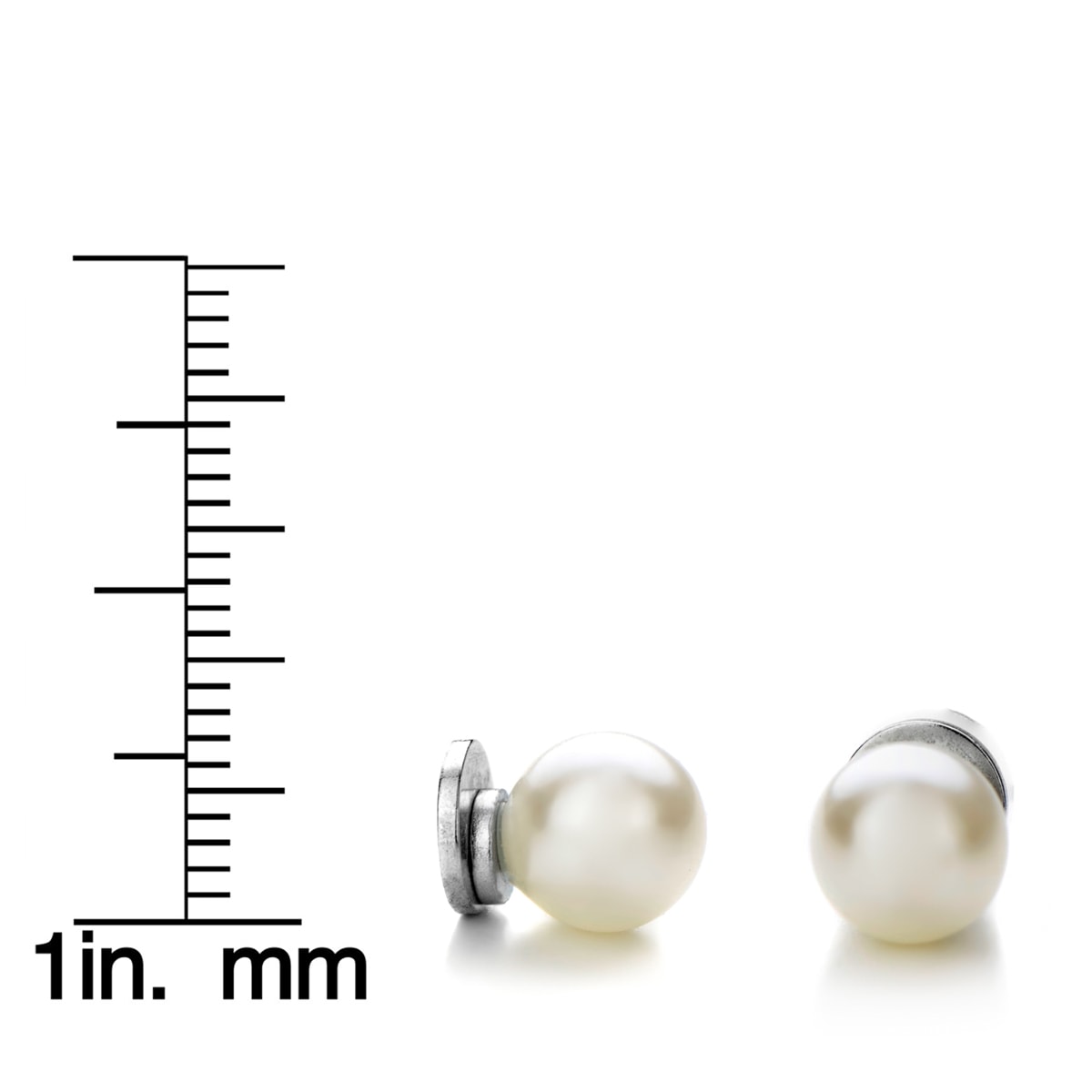 magnetic pearl earrings