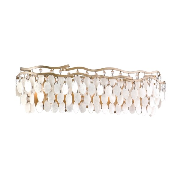 Corbett Lighting Dolce 5-light Champagne Leaf Bath Light. Opens flyout.