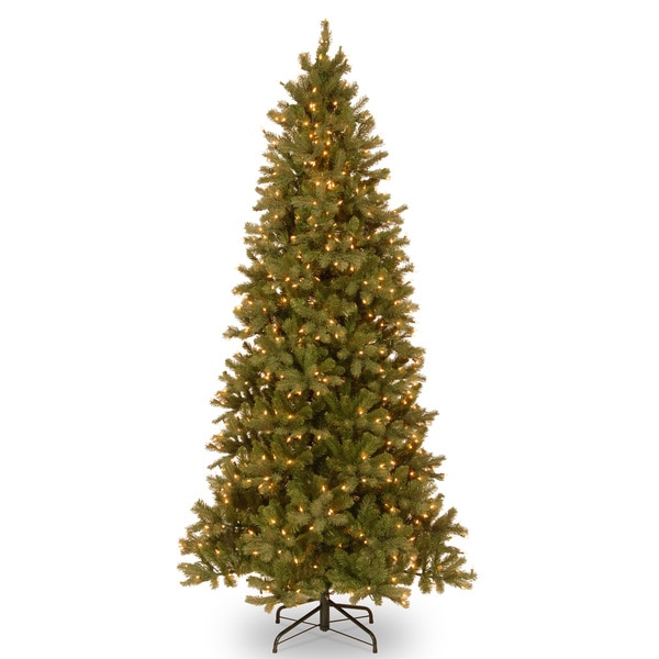 Feel Real Jersey Fraser Fir Slim Hinged 9 foot Tree with 1000 Clear
