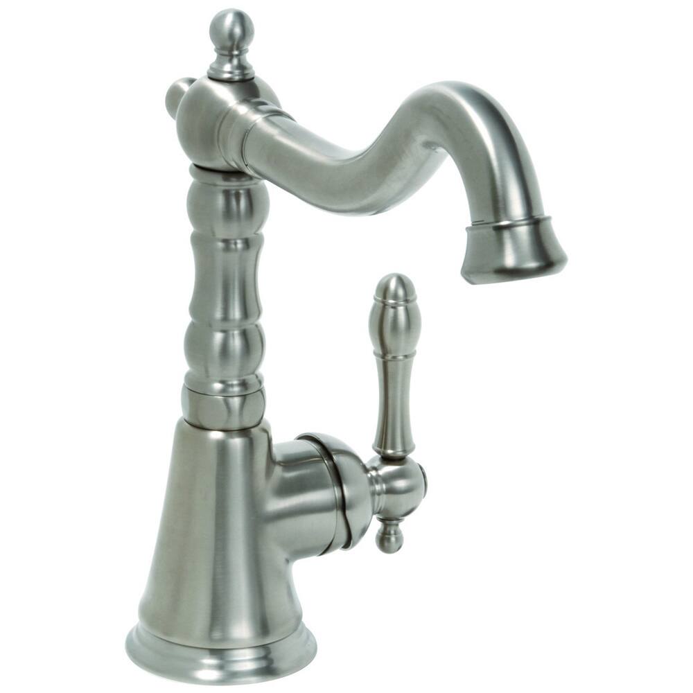 Premier Charlestown Lead Free PVD Brushed Nickel Single Handle Lavatory Faucet