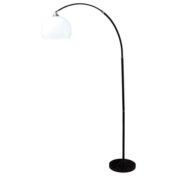 76 Inch High Modern Black Marble Base Arc Floor Lamp On 76 Inch High Modern Black Marble Base Arc Floor Lamp On Free Shipping Today 9559196