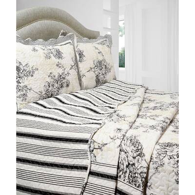 Slumber Shop Emory 3-piece Reversible Quilt Set