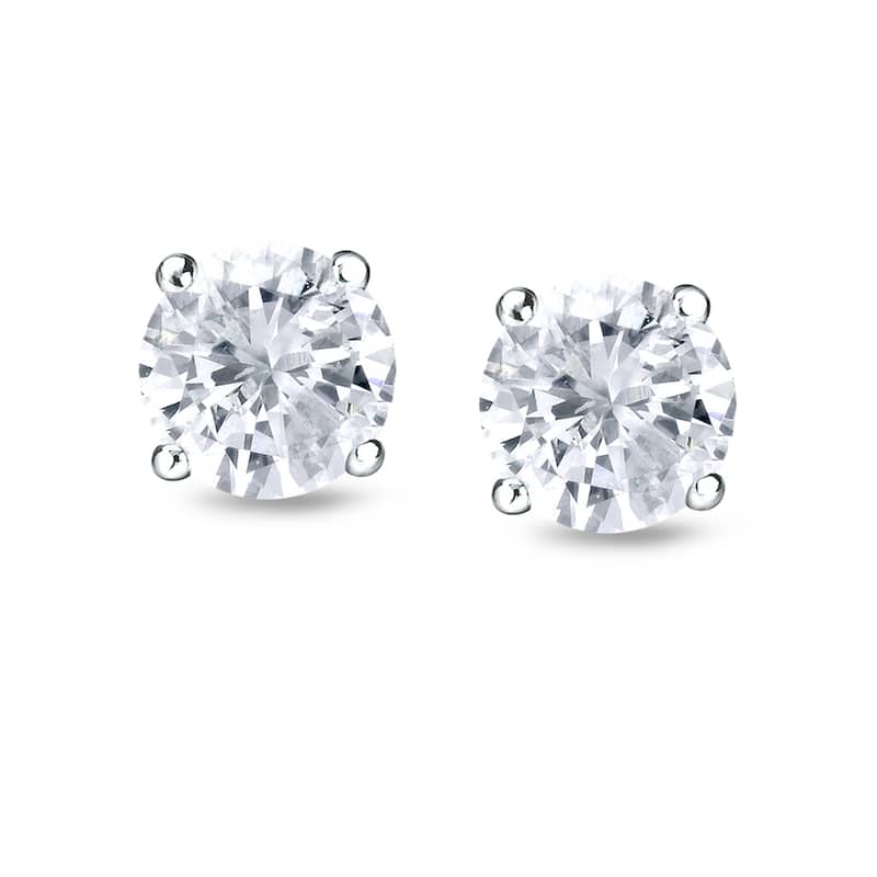 Auriya 1/4ctw Round Diamond Stud Earrings 14k Gold Locking Back (H-I, SI1-SI2)