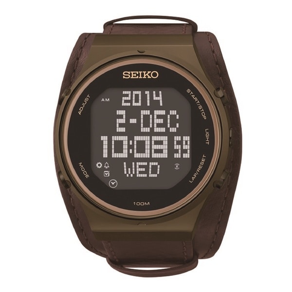 Shop Seiko Men's STP019 World Time Digital 39 Cities 5 Daily Alarm