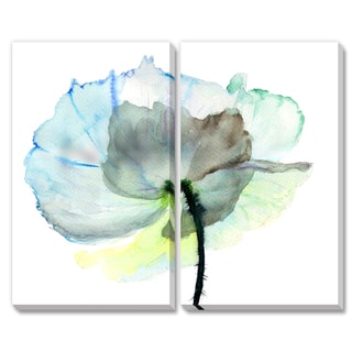 Gallery Direct Regina Jersova 'Abstract Watercolor Flower' Diptych Art