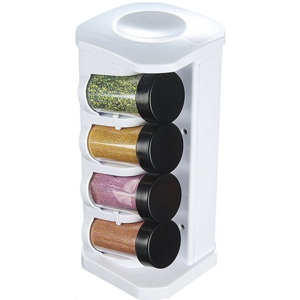 Shop KitchenWorthy White Revolving Spice Rack Case Of 12 On Sale   KitchenWorthy White Revolving Spice Rack Case Of 12 401f2354 768b 4fe3 Bd8c 51b85804f35a 600 