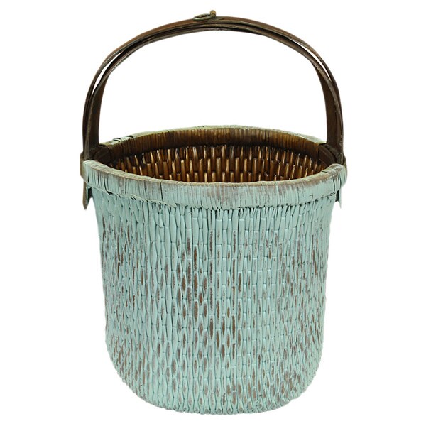 wicker veg basket