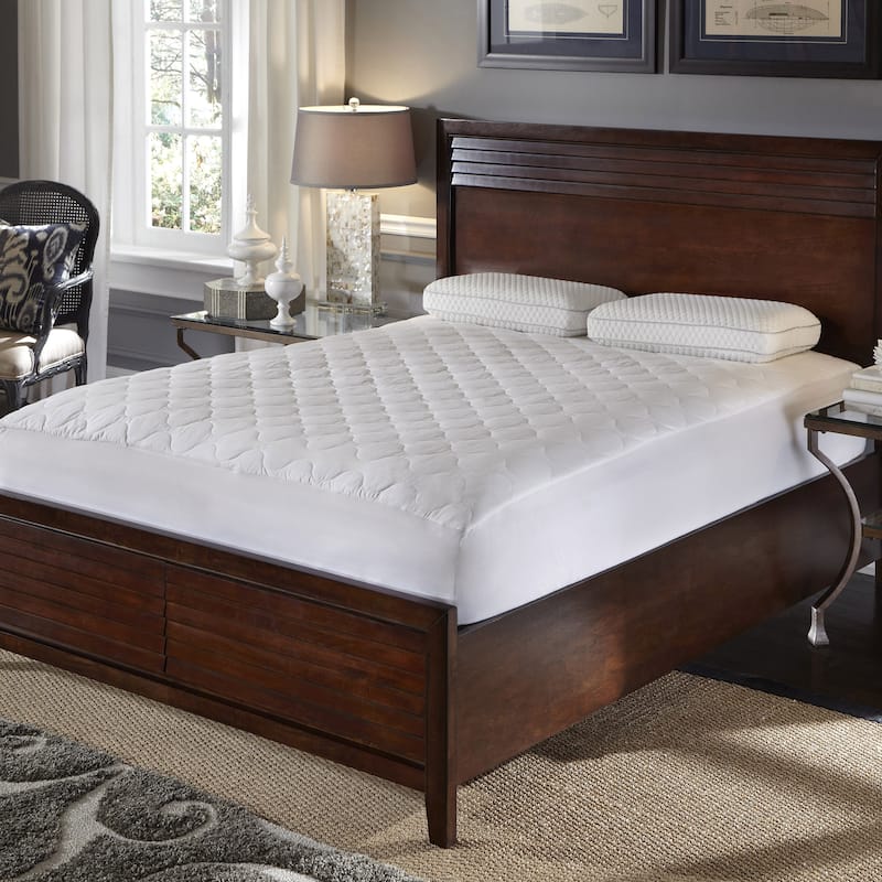 Hotel Laundry Quiet 100% Cotton Waterproof Mattress Pad - Twin
