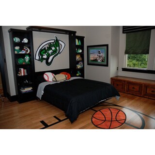 Anti Slip Bedroom Kids Basketball Style Round Area Rugs For