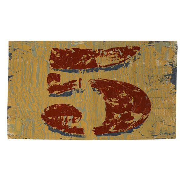 Vintage Numbers V Rug - multi - Bed Bath & Beyond - 9563350