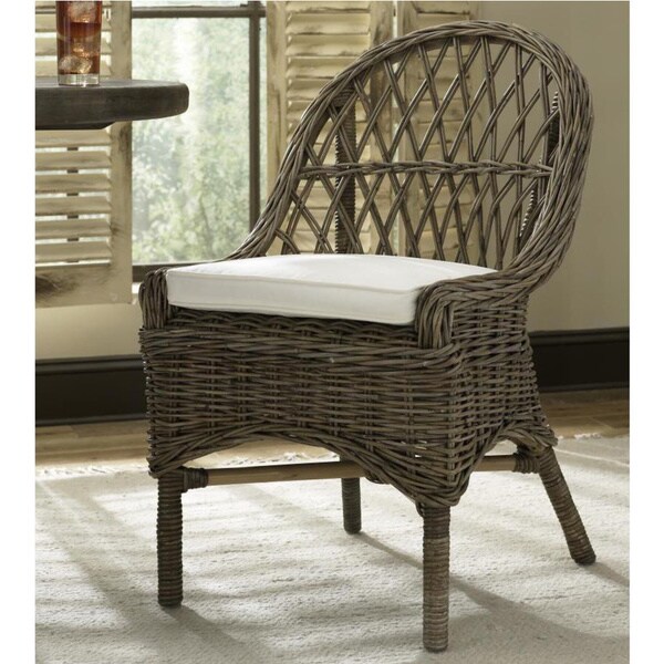 Shop Kubu Cross Weave Dining Chair (Set of 2) Free Shipping Today