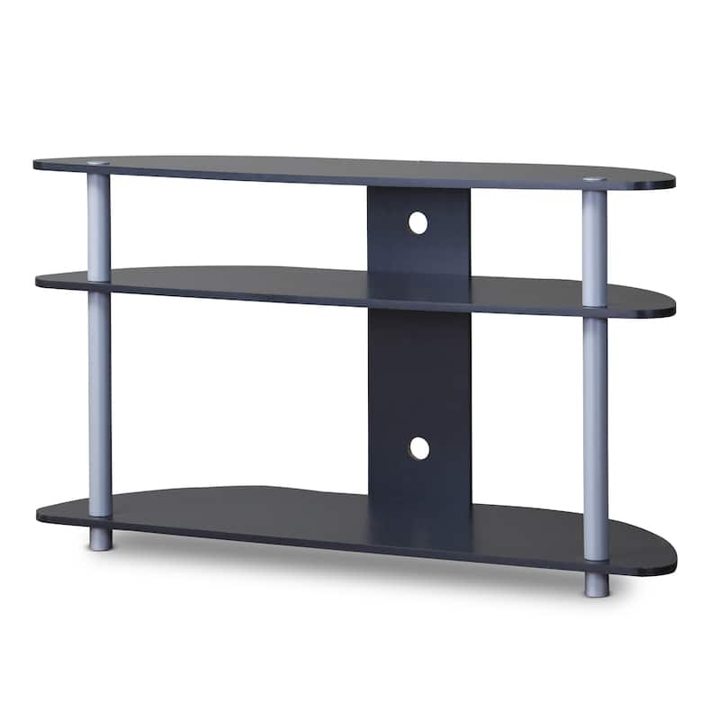 Porch & Den Wilton Grey Tube TV Stand