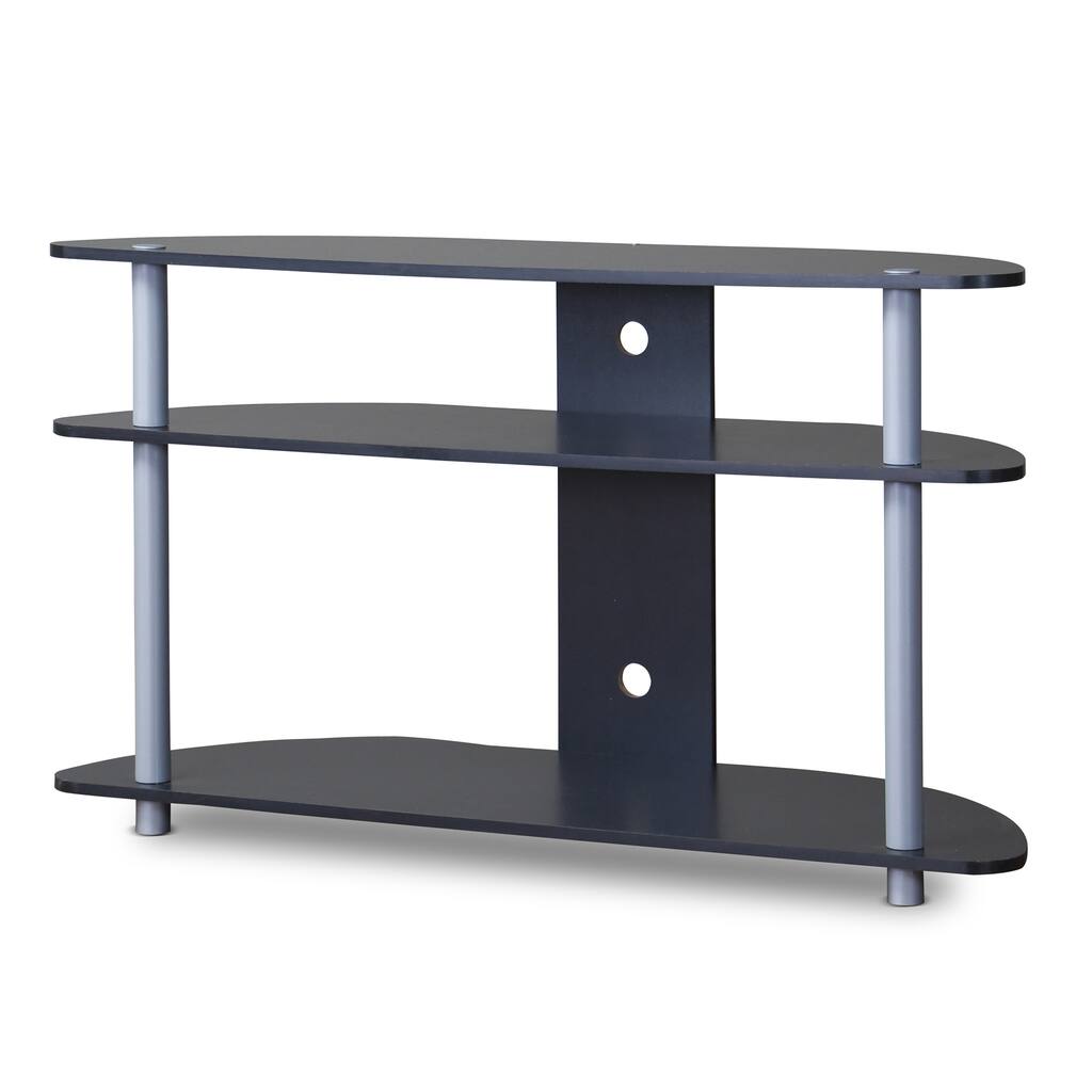 Porch & Den Wilton Grey Tube TV Stand