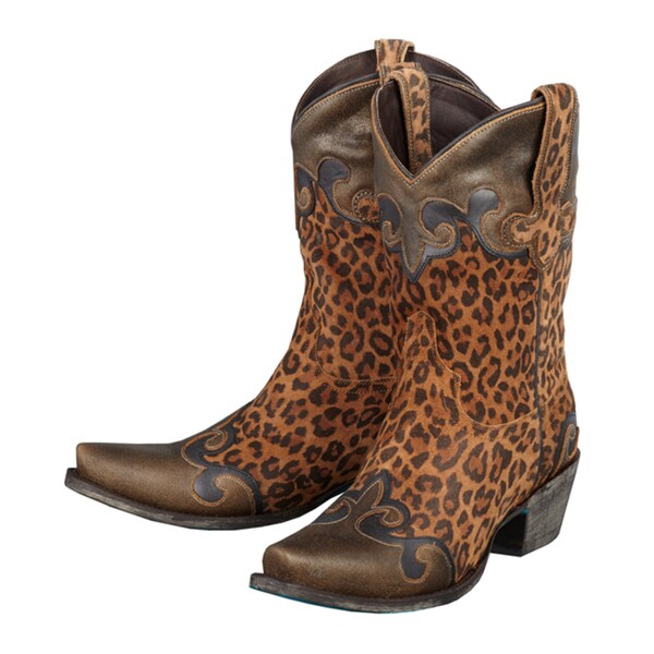 cheetah western boots