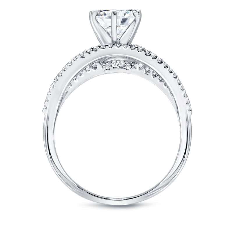 Auriya Modern Triple Band 1 2/5ct TDW Round Diamond Engagement Ring 14K Gold