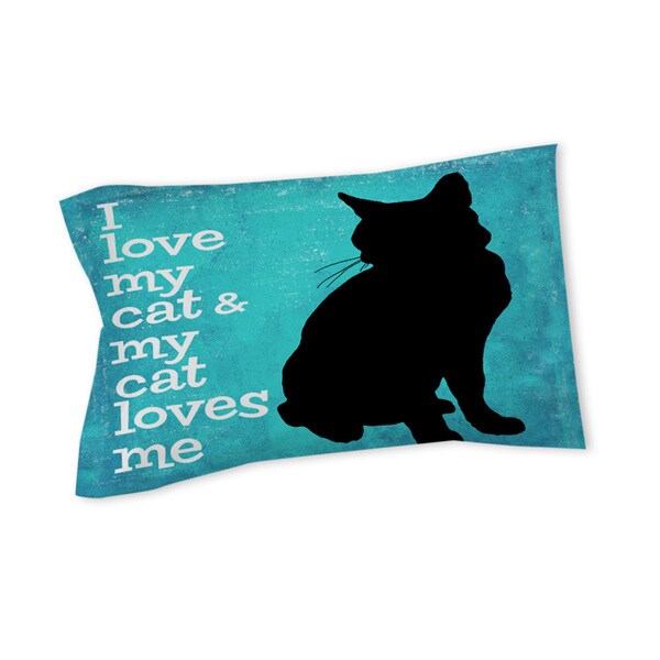 I Love My Cat Sham