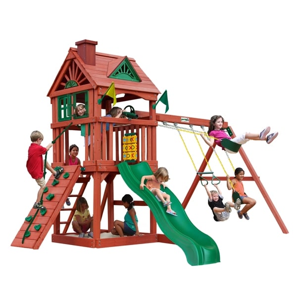 Gorilla Playsets Nantucket Cedar Swing Set
