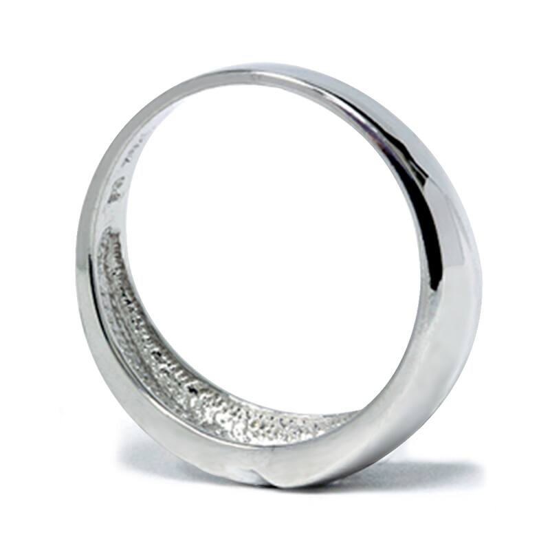 Men's 14k White Gold 1/ 4ct TDW Channel Diamond Wedding Band