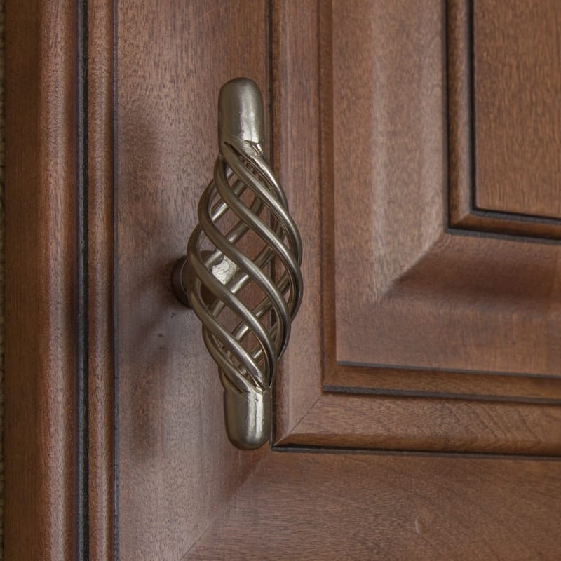 GlideRite 3-inch Satin Nickel T-Handle Birdcage Cabinet Knobs (Pack of 25)