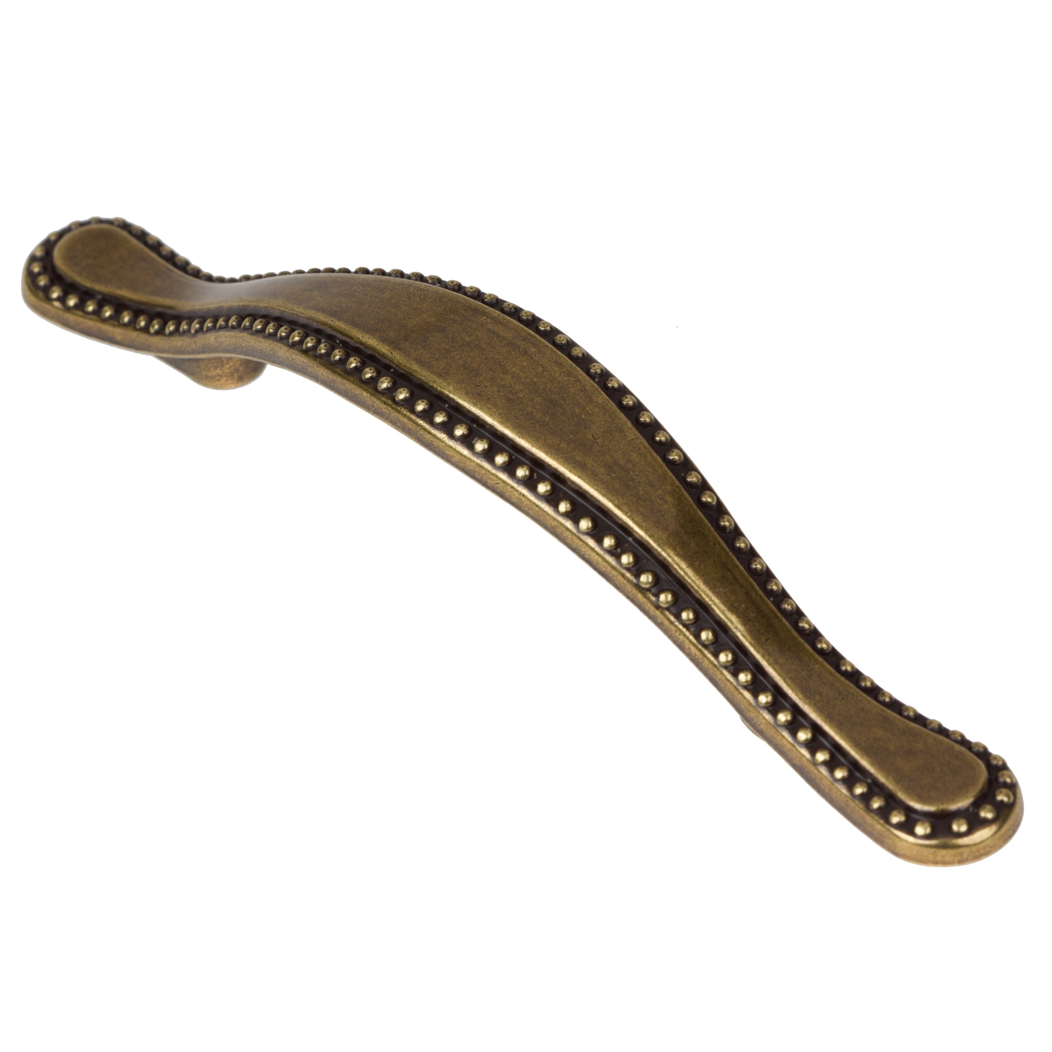 Shop Gliderite 3 Inch Antique Brass Beaded Arch Cabinet Pulls