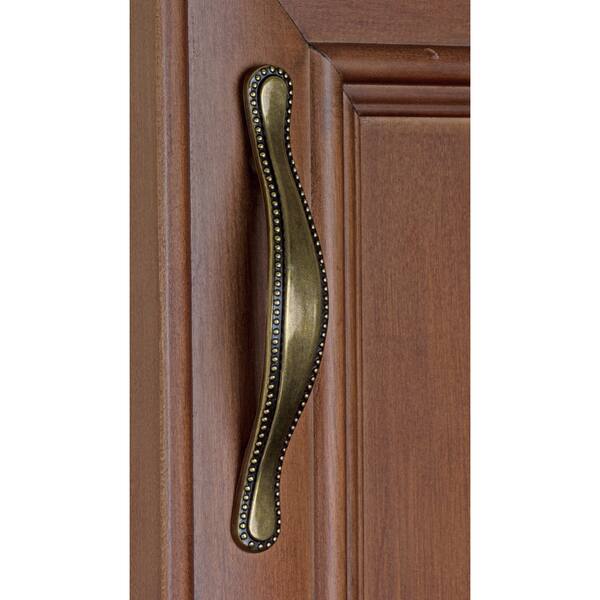 Shop Gliderite 3 Inch Antique Brass Beaded Arch Cabinet Pulls