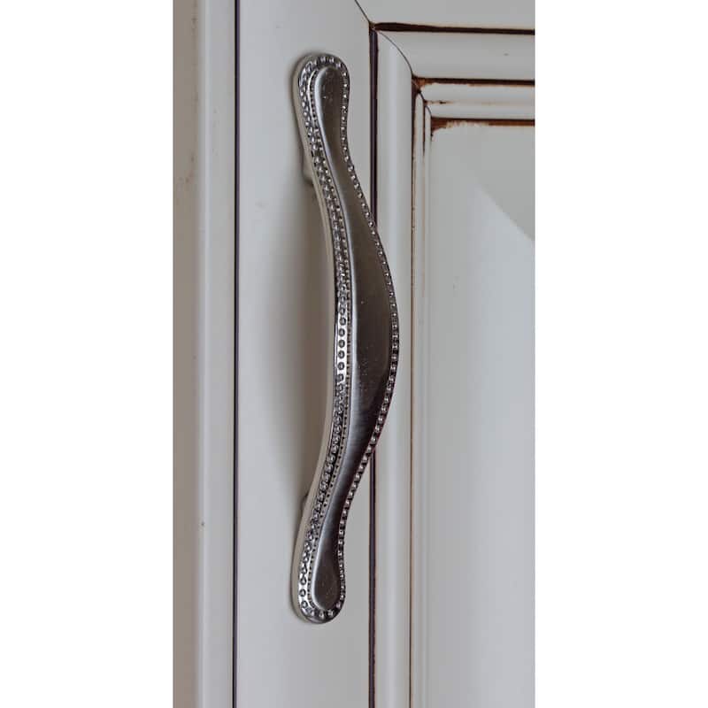 GlideRite 3-inch Satin Nickel Beaded Arch Cabinet Pulls (Pack of 25)