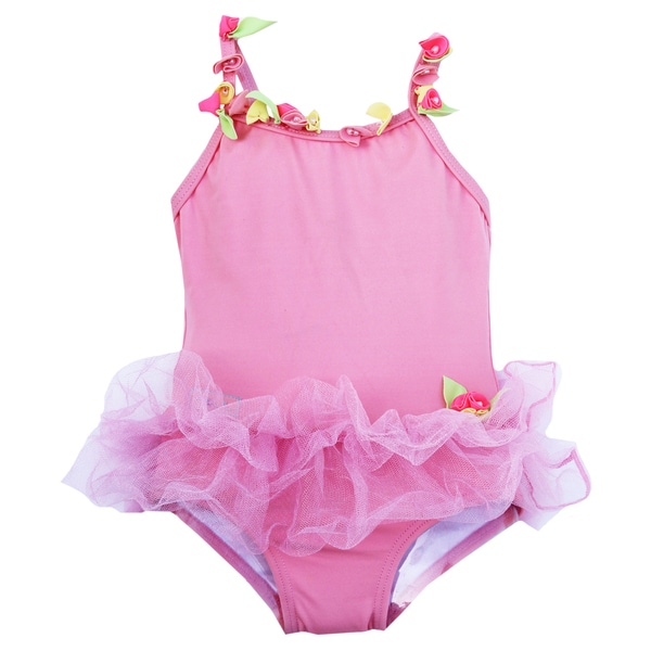 Azul Swimwear Bippity Boppity Boo Pink Skirted One piece  