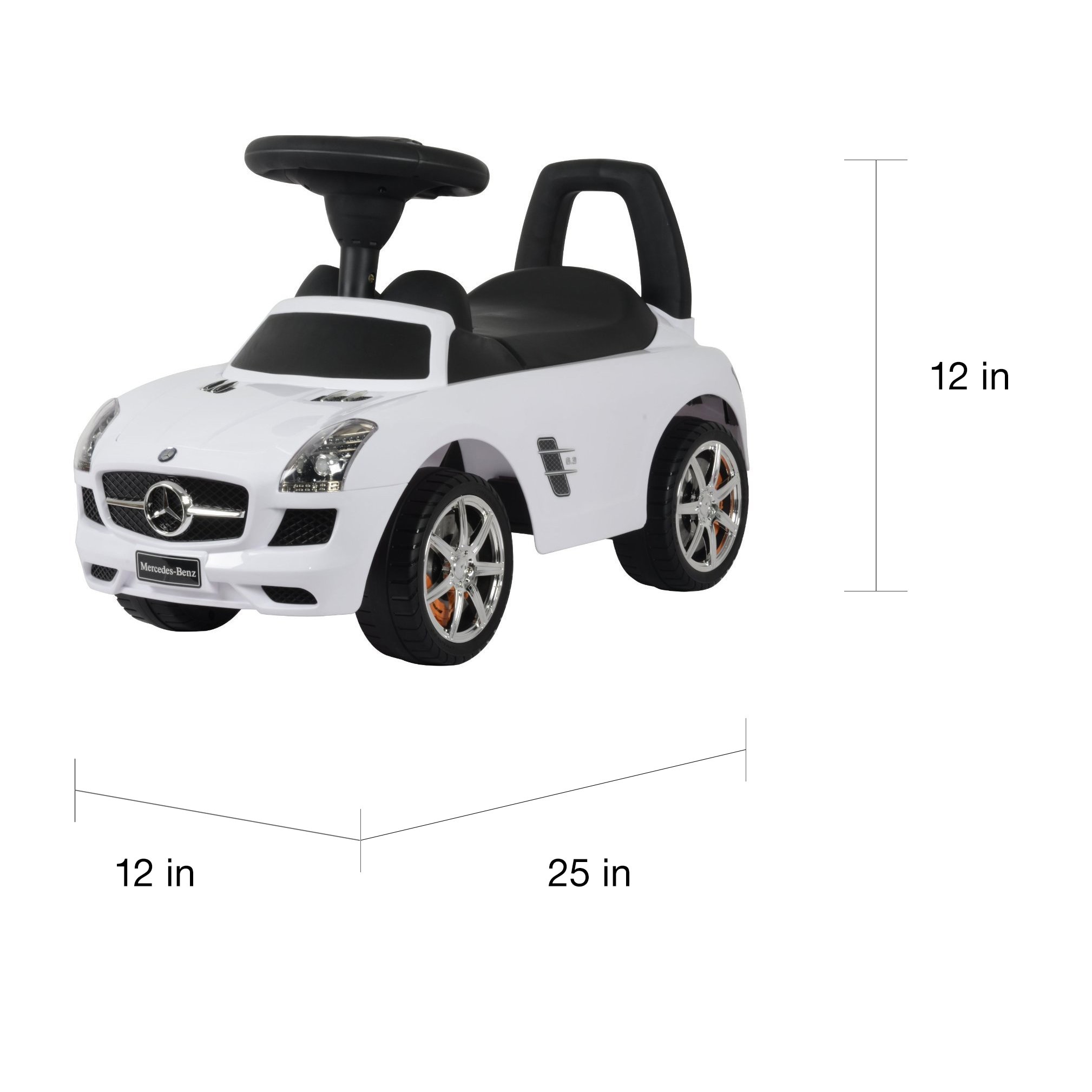 mercedes sls ride on push car