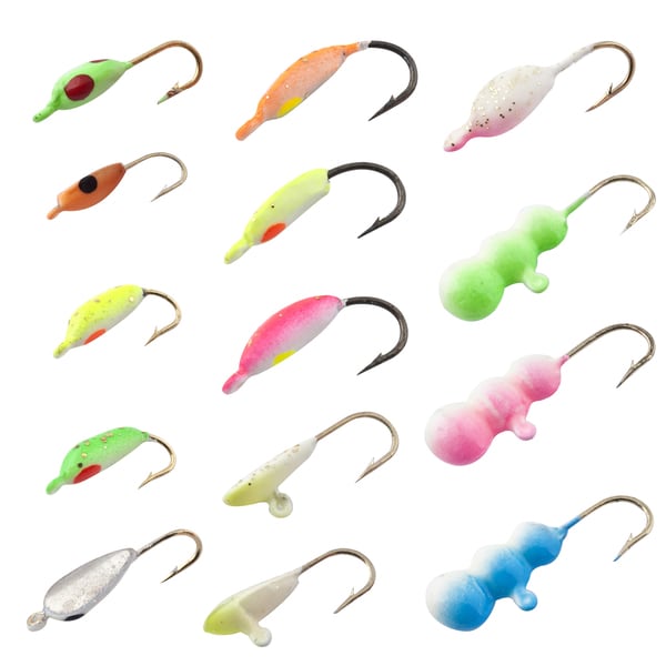 Celsius AFK7 14 piece Ice Fishing Jig Kit