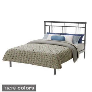 Amisco Cottage 60-inch Queen-size Metal Platform Bed - Queen - Bed Bath ...