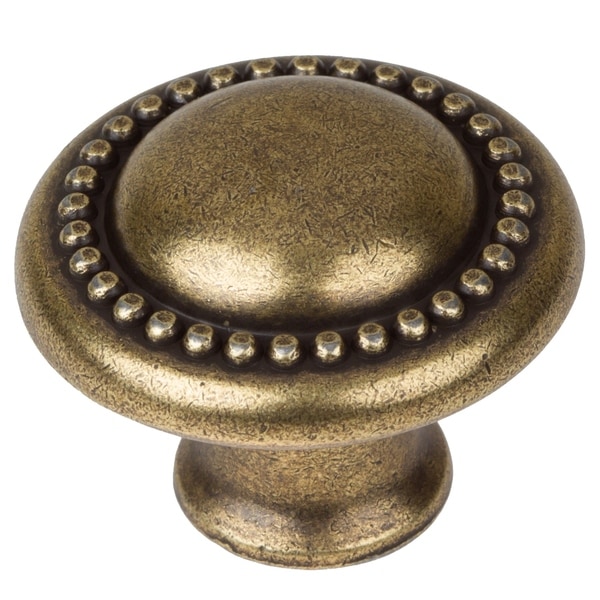 long flat rounded antique brass cabinet pulls