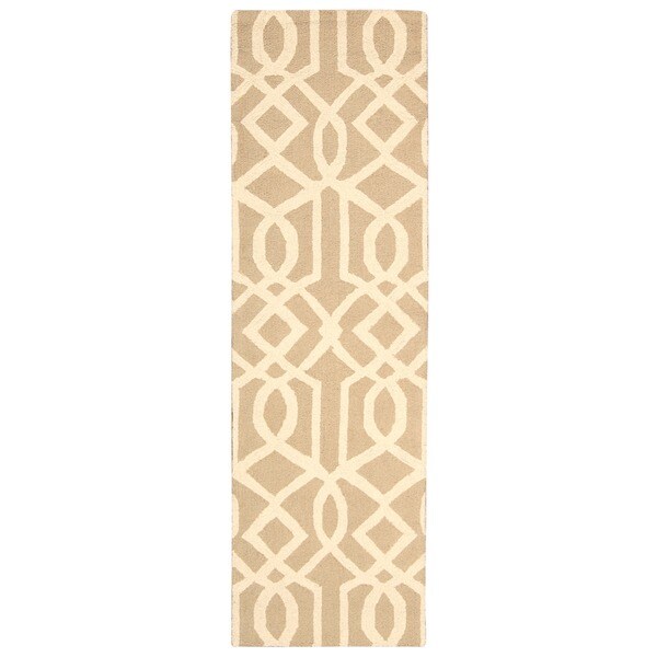 Rug Squared Laredo Sand/ Ivory Rug - 2'3" x 7'6" Runner