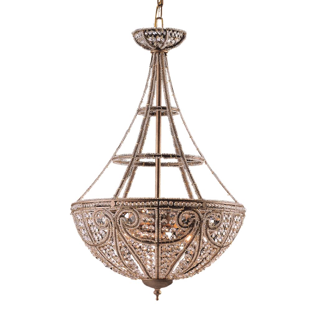 Elk Home Elizabethan Dark Bronze With Metal Shade 4 Light Pendant
